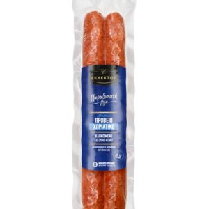 Πρόβεια χωριάτικα λουκάνικα, καπνισμένα σε ξύλο οξιάς